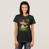 T-shirt Cat With Mexican Hat And Taco  5 Cinco De Mayo (Devant entier)