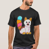 T-shirt Cat with popsicle (Devant)