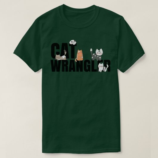 T-shirt Cat Wrangler T (Design devant)