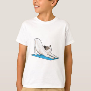 T-shirt Cat Yoga Méditation Fitness