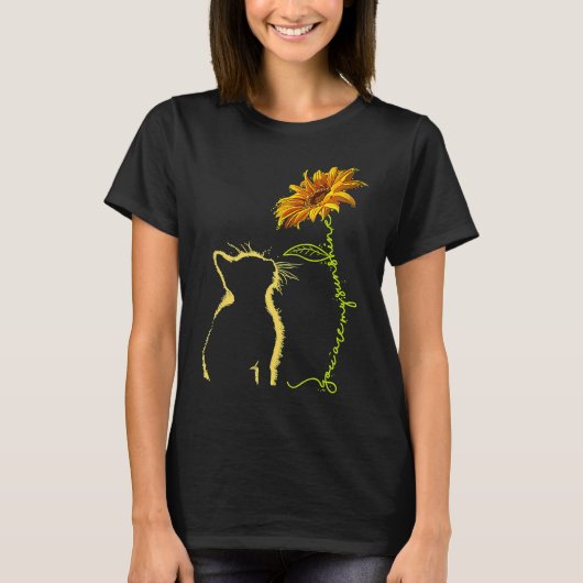 T-shirt Cat You Are My Sunshine  Cats (Devant)