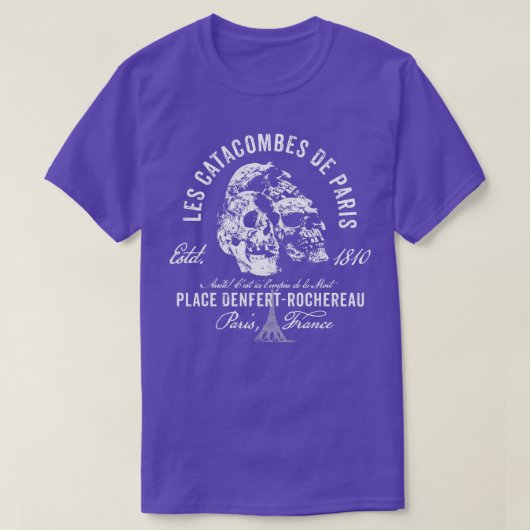 T-shirt Catacombes de Paris (Design devant)