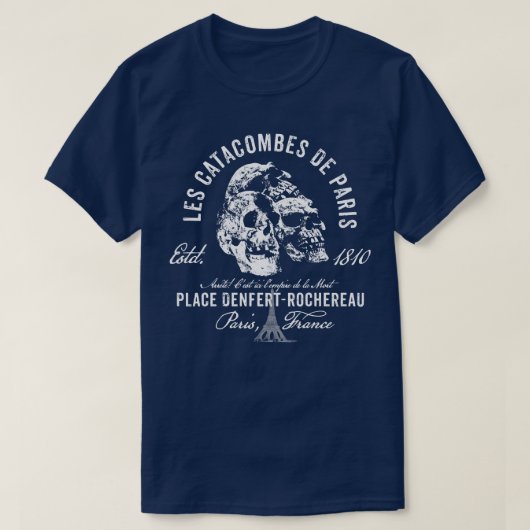 T-shirt Catacombes de Paris (Design devant)