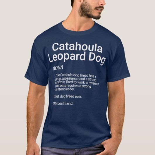 T-shirt Catahoula Leopard Dog Breed Définition Poison For (Devant)