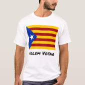 T-shirt catalan de référendum (Devant)