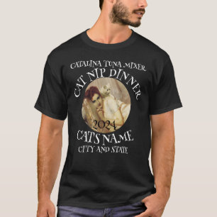 T-shirt Catalina Mélange pour Chat à l'Herbe à Chat