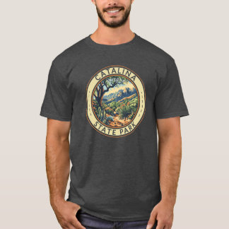 T-shirt Catalina State Park Arizona Travel Art Badge Overs