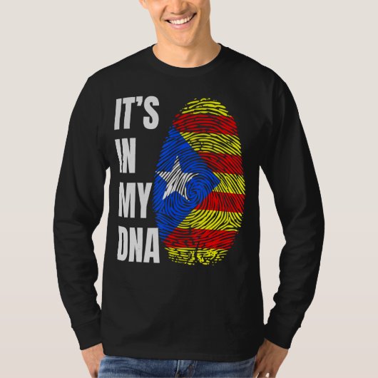 T-shirt Catalogne empreintes digitales marque Estelada B (Devant)