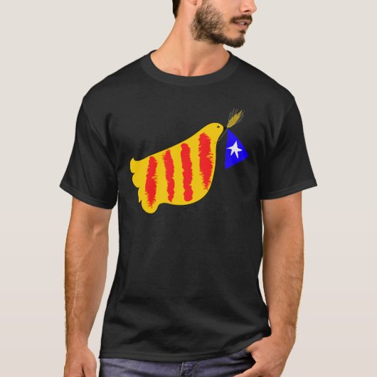 T-shirt Catalogne patriotique, Catalogne llibertat (Devant)