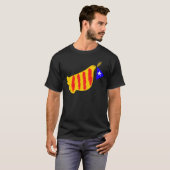 T-shirt Catalogne patriotique, Catalogne llibertat (Devant entier)