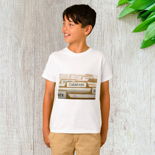 T-shirt Catalogues de dossiers vintage Organisation par on