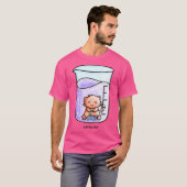 T-shirt Catalyst Cute Chimie Cat Pun (Devant entier)