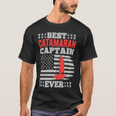 T-shirt Catamaran Sailing Captain Sailor Best Catamaran Ca (Devant)