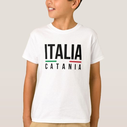 T-shirt Catania Italie (Devant)