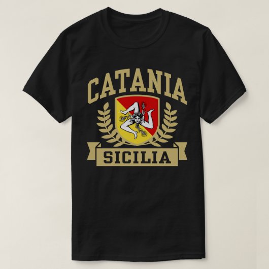 T-shirt Catania Sicilia (Design devant)