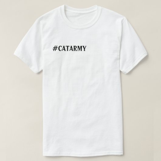 T-shirt #CATARMY Officiel @Catturd2 "Dans votre visage" Sn (Design devant)