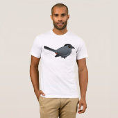 T-shirt Catbird gris de Birdorable (Devant entier)