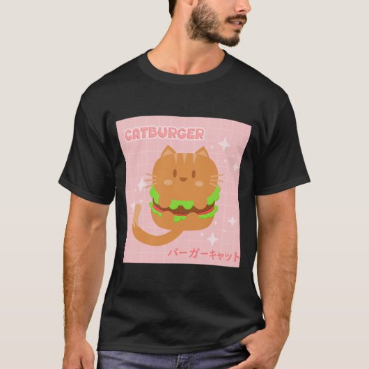 T-shirt Catburguer by Cuervo279 (Devant)