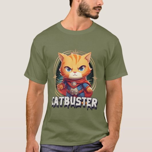 T-shirt Catbuster (Devant)