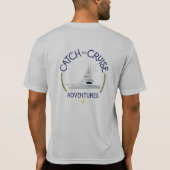 T-shirt Catch and Cruise Adventures Men's Moisture Wicking (Dos)