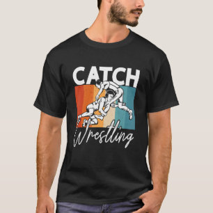 T-shirt Catch Lutte Entraînement Jeu Wrestler Retro Catch