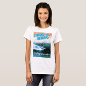 T-shirt Catch the Wave - Le paradis du surf (Devant entier)