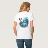 T-shirt Catch the Wave Surfing (Dos entier)