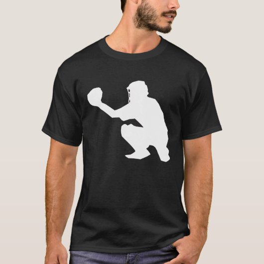 T-shirt Catcher Baseball (Devant)