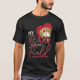T-shirt Catcher Baseball Player Heart Baseball Base Sport