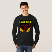 T-shirt Catcher Parce Que Pitchers Softball Player Team Sp (Devant entier)
