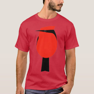T-shirt Catcher Vermilion Minimaliste