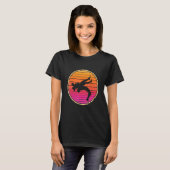 T-shirt Catcheur de lutte rétro (Devant entier)