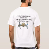 T-shirt Catching Crabs Funny, (Dos)
