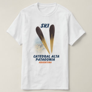T-shirt Catedral Alta Patagonia, Argentine affiche de ski