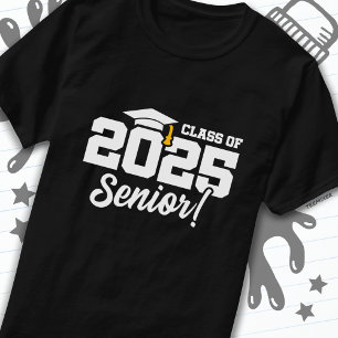 T-shirt Catégorie de 2025 Diplômé Senior 2025