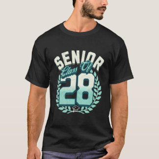 T-shirt Catégorie De 2028 Diplôme Supérieur Classe De 20