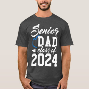 T-shirt Catégorie de cadeaux seniors 2024 Drôle Funny père