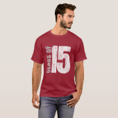 T-shirt Catégorie des aînés 2015 (Devant entier)