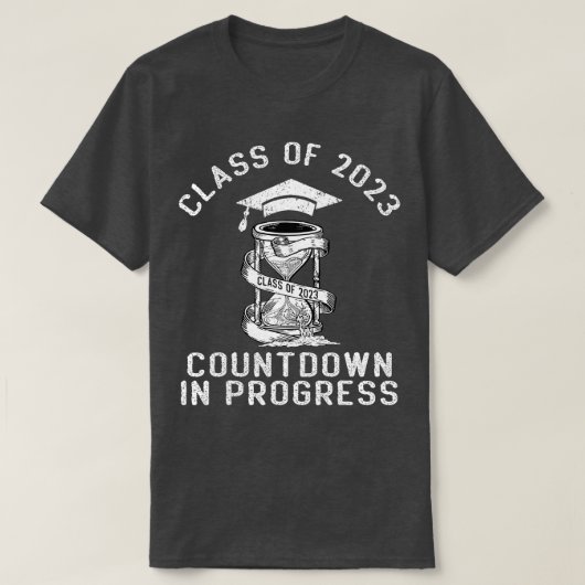 T-shirt Catégorie supérieure de 2023 Compte à rebours pour (Design devant)