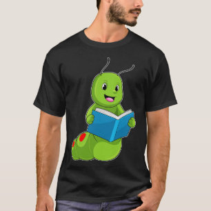 T-shirt Caterpillar à lire avec livre
