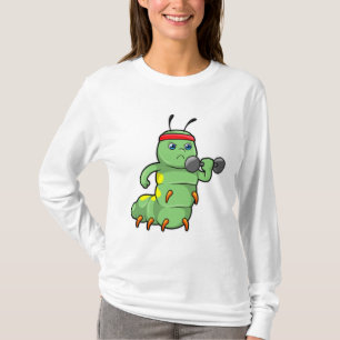 T-shirt Caterpillar at Strength entraînement avec Dumbbell