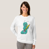 T-shirt Caterpillar avec crayon (Devant entier)