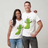 T-shirt Caterpillar avec cuillère et fourche (Unisexe)