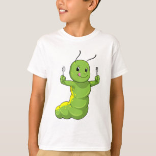 T-shirt Caterpillar avec cuillère et fourche