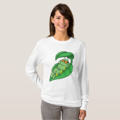 T-shirt Caterpillar avec feuille (Devant entier)