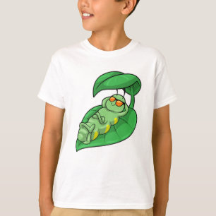 T-shirt Caterpillar avec feuille