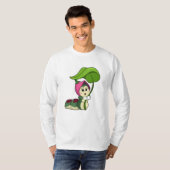T-shirt Caterpillar avec feuille (Devant entier)