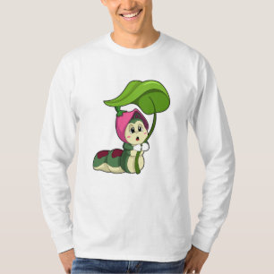 T-shirt Caterpillar avec feuille