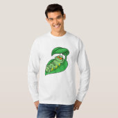 T-shirt Caterpillar avec feuille (Devant entier)