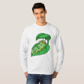 T-shirt Caterpillar avec feuille (Devant entier)